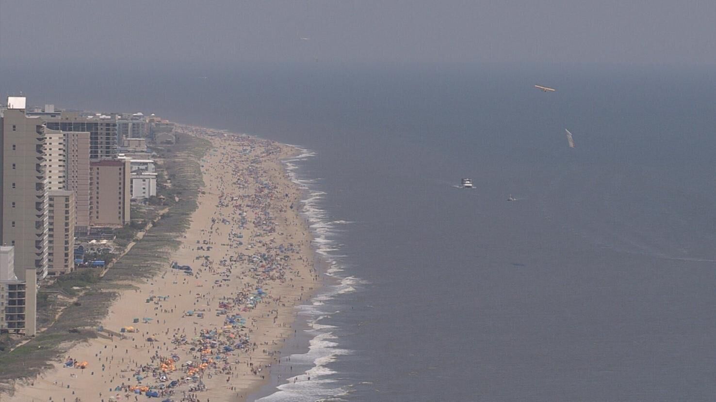 Swimmers welcomed back in the waters of Ocean City Beach
